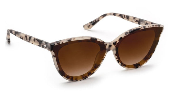Krewe Monroe Tortoiseshell Sunglasses Krewe Monroe Sunglasses in Oyster main image 3