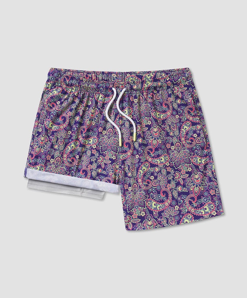 Southern Shirt Co - Paisley Glow Swim Shorts
