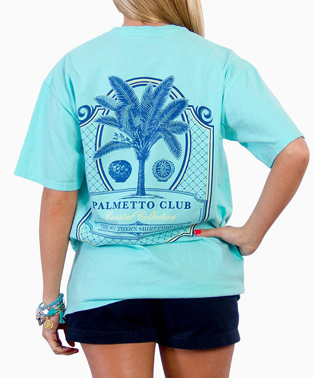 Southern Shirt Co. - Palmetto Club Short Sleeve Tee - Sea