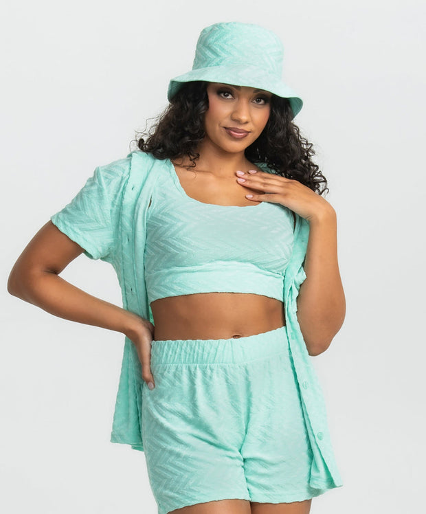 Southern Shirt Co - Towel Off Terry Top and Brami Set