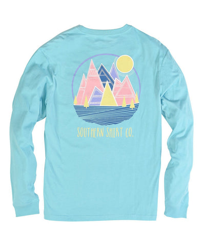 Southern Shirt Co - Patch Mountains Long Sleeve Tee