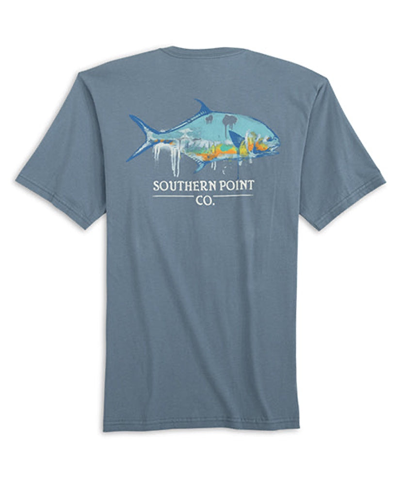 Southern Point - Youth Watercolor Permit Tee