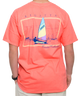 Southern Shirt Co. - Petit Bois Regatta Short Sleeve Tee Pink Salmon Back