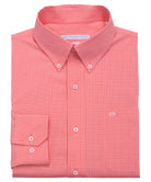 Southern Tide - Fortune Hills Plaid Sport Shirt - Coral Beach