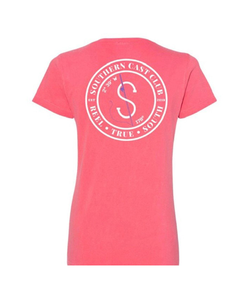 Southern Cast Club - Women's Logo Logo V-Neck Tee