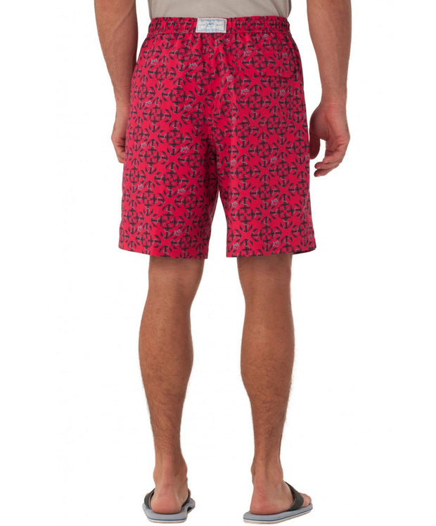 Southern Tide - Printed Water Shorts - Port Side Back