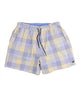 Southern Marsh - Dockside Swim Trunk - Seersucker Gingham - Purple and Yellow