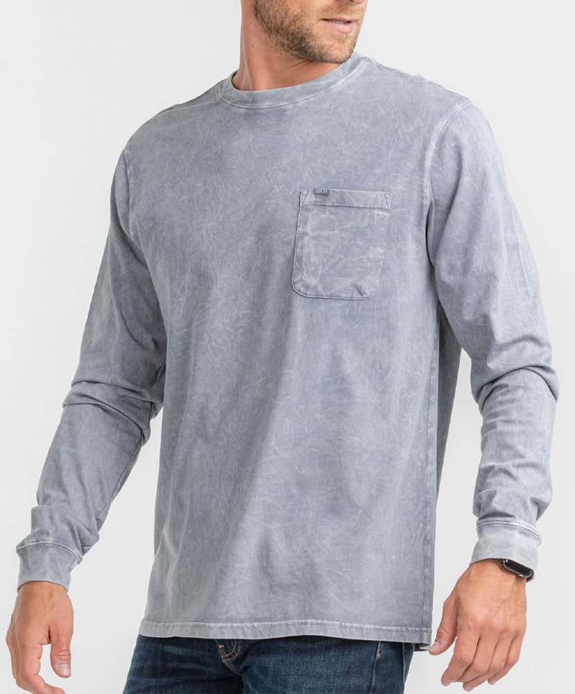 Southern Shirt Co - Mineral Washed Basic Tee Longsleeve