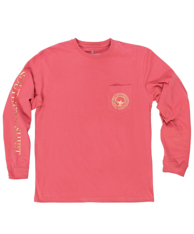 Southern Shirt Co - Foil Print Logo Long Sleeve Tee