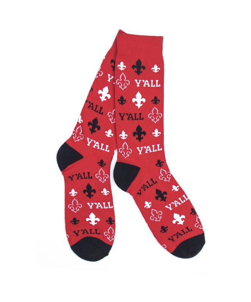 Southern Socks - Fleur-De-Lis Socks