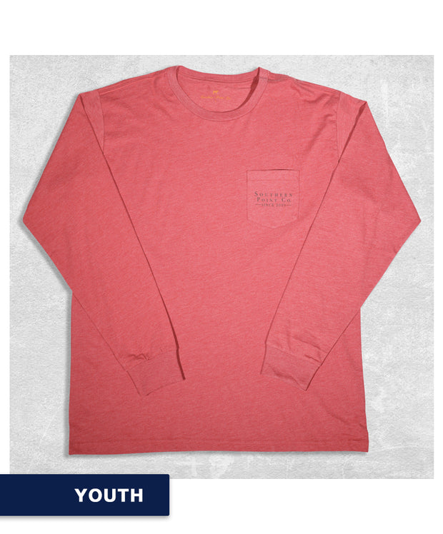 Southern Point - Youth Greyton Detailed Long Sleeve Tee