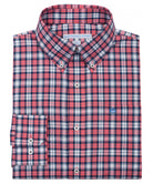 Southern Tide - Sonar Plaid Sport Shirt - Coral Beach