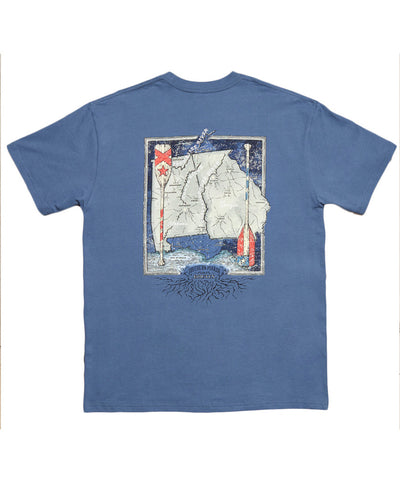 Southern Marsh - River Routes Collection - Alabama & Georgia Tee