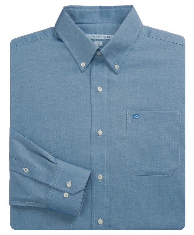 Southern Tide - Royal Oxford Sport Shirt - River Blue