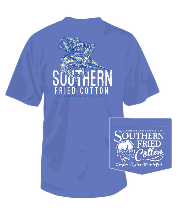 Southern Fried Cotton - Southern Sail Fish Tee