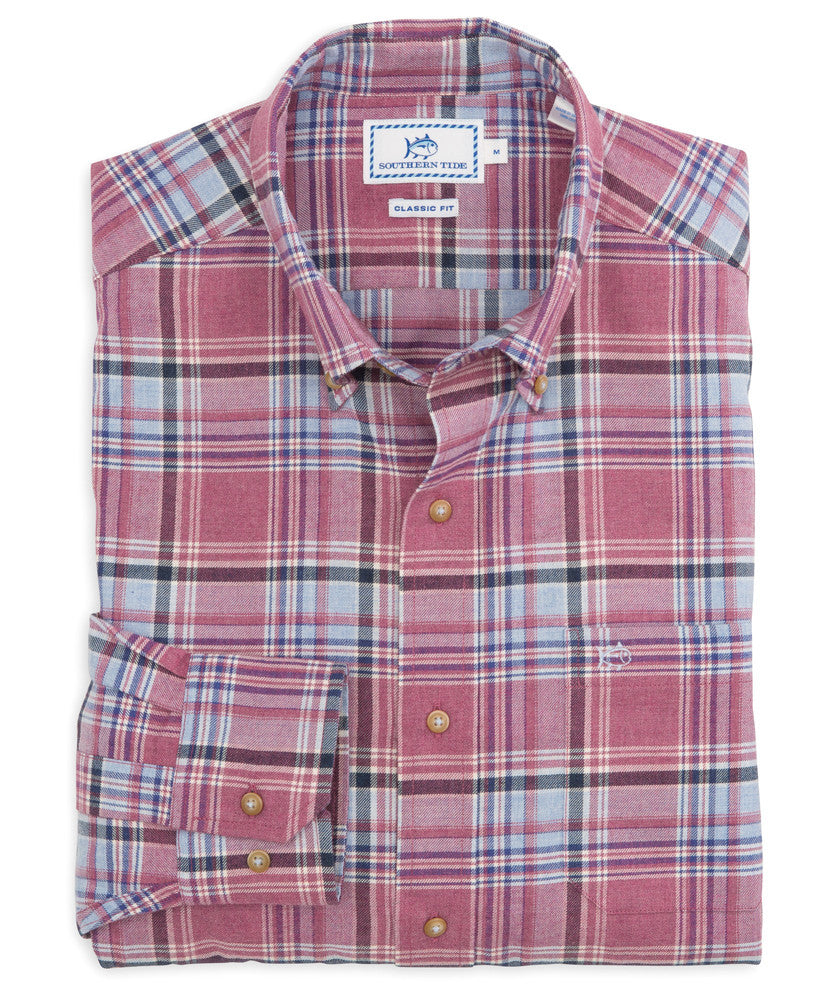 Southern Tide - Pisgah Plaid Sport Shirt