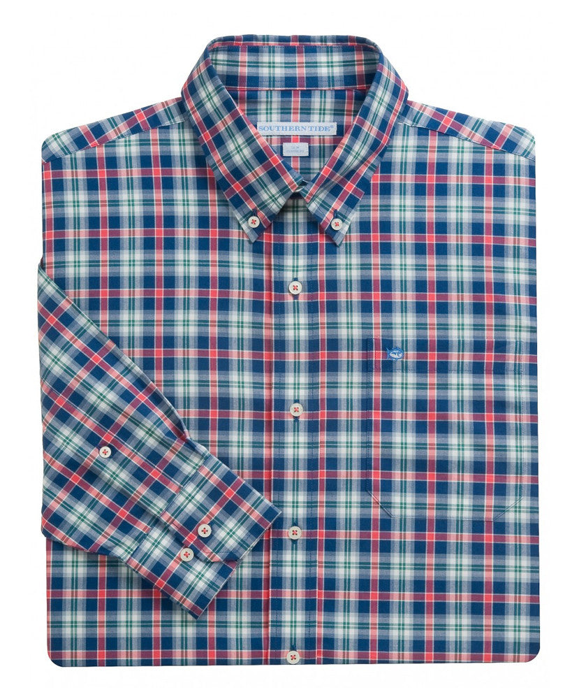 Southern Tide - Savannah Plaid Sport Shirt - River Street