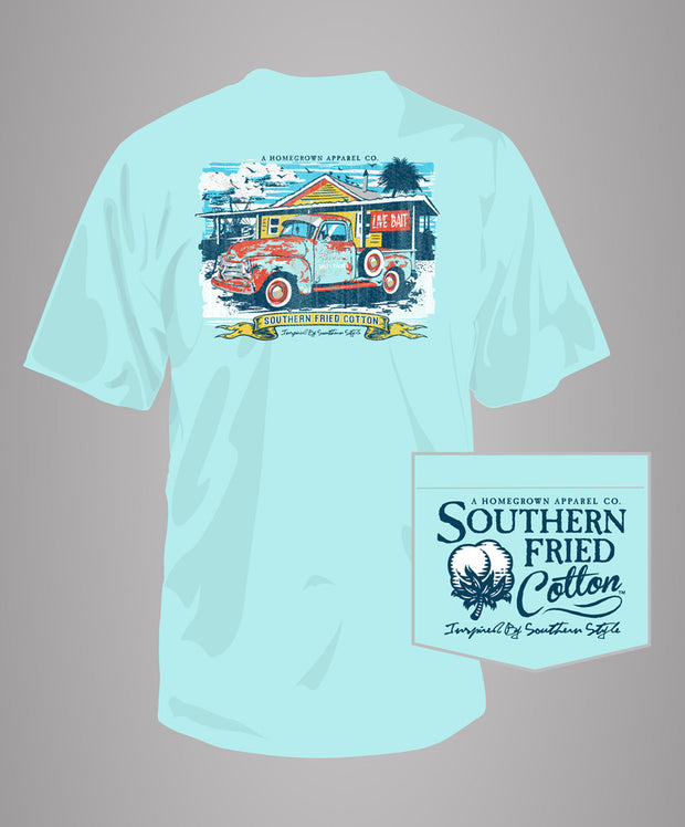 Southern Fried Cotton - Sea Truck Pocket Tee