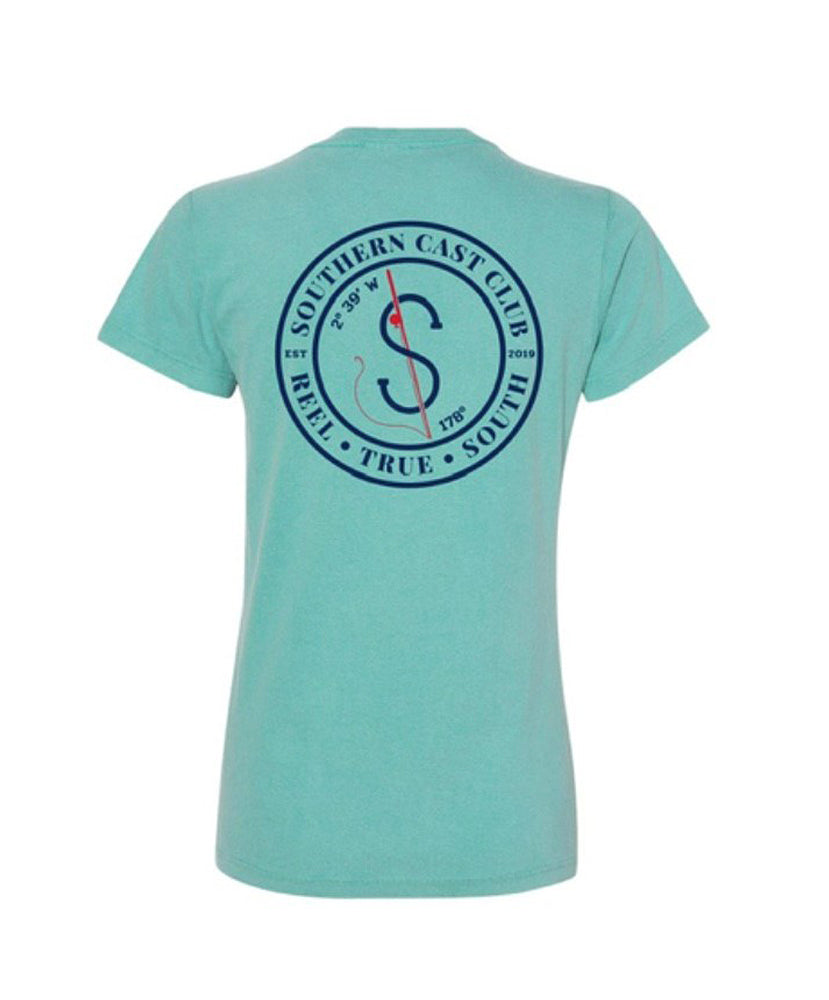 Southern Cast Club - Women's Logo Logo V-Neck Tee
