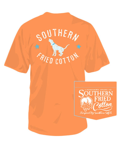 Southern Fried Cotton - Seersucker Hound Pocket Tee