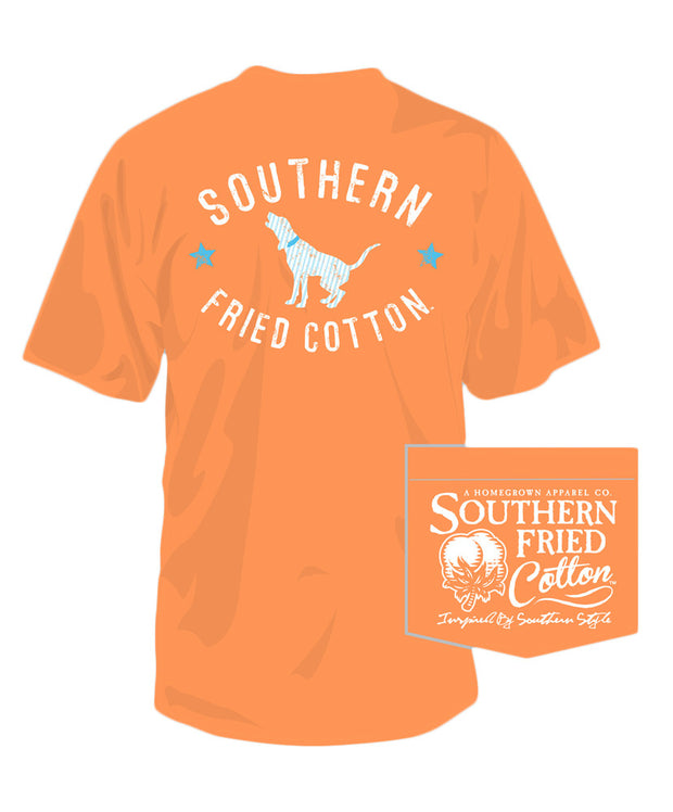 Southern Fried Cotton - Seersucker Hound Pocket Tee