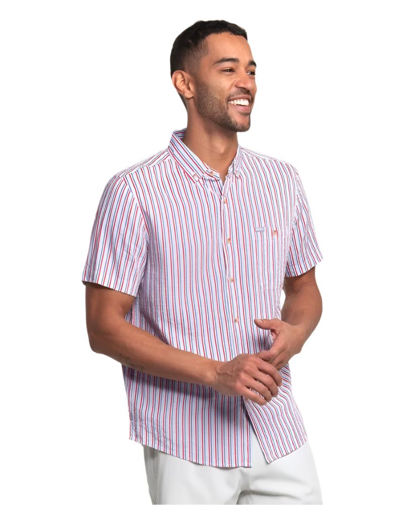 Southern Shirt Co - Clubhouse Seersucker Baja Shirt