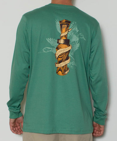 Southern Point - Duck Call L/S - Teal Back