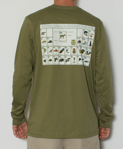 Southern Point - Periodic Table: Southern Sportsman L/S - Back