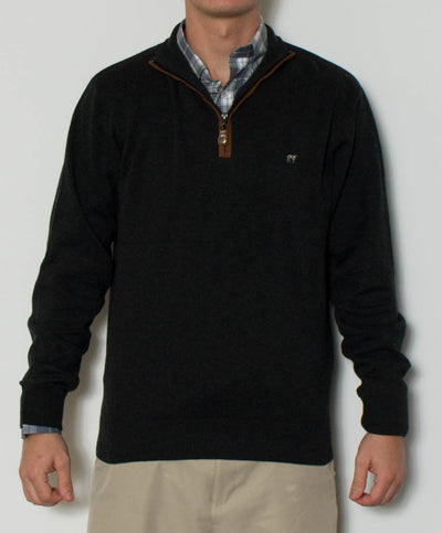 Southern Point - Hayward 1/4 Zip - Charcoal Front