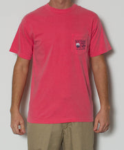 Southern Fried Cotton - Big Pointer S/S Pocket Tee - Watermelon Front