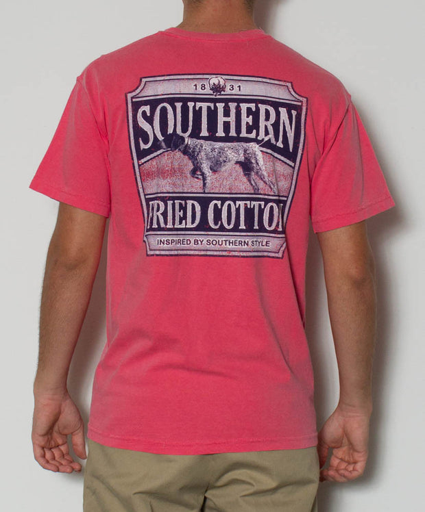 Southern Fried Cotton - Big Pointer S/S Pocket Tee - Watermelon Back