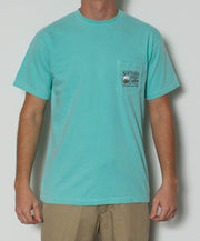 Southern Fried Cotton - Southern Gentleman S/S Pocket Tee - Chalky Mint Front