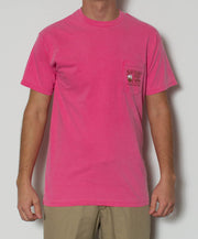 Southern Fried Cotton - Dog S/S Pocket Tee - Crunchberry Front