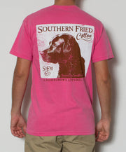 Southern Fried Cotton - Dog S/S Pocket Tee - Crunchberry Back
