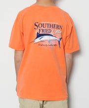 Southern Fried Cotton - Youth Deep Sea Marlin T-Shirt - Back