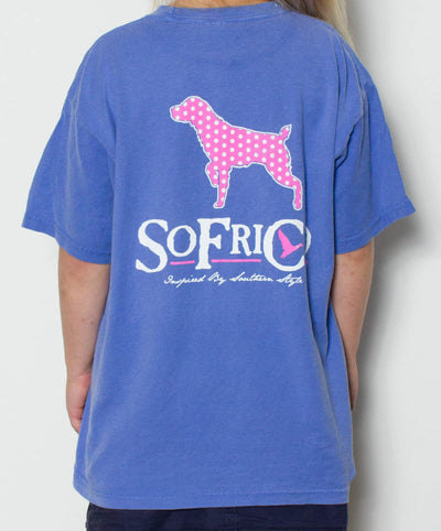 Southern Fried Cotton - Youth Polka Pointer T-Shirt - Back