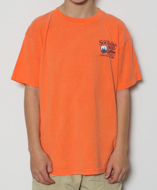 Southern Fried Cotton - Youth Winston T-Shirt - Melon Front