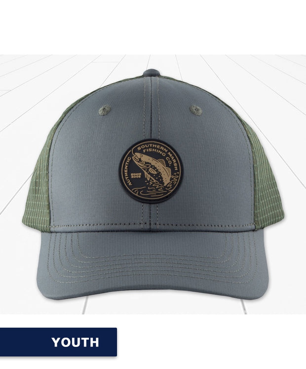 Southern Marsh - Youth Performance Trucker Hat - SM Fishing Co.