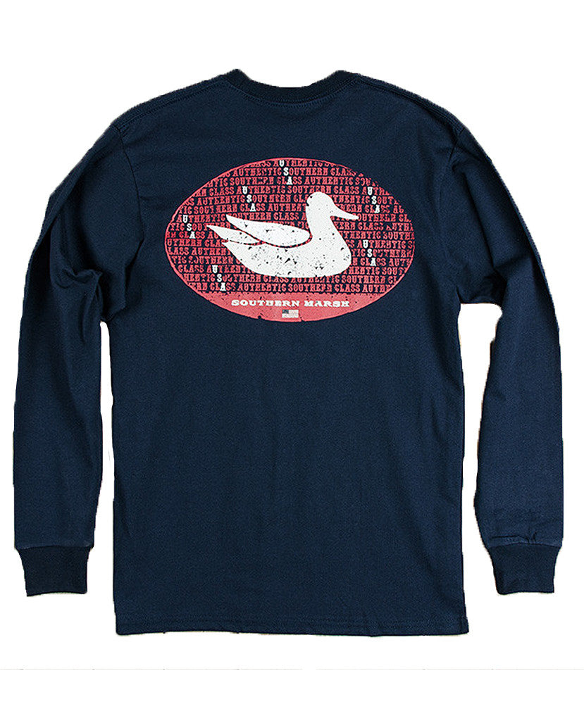 Southern Marsh - American Class Long Sleeve - Navy