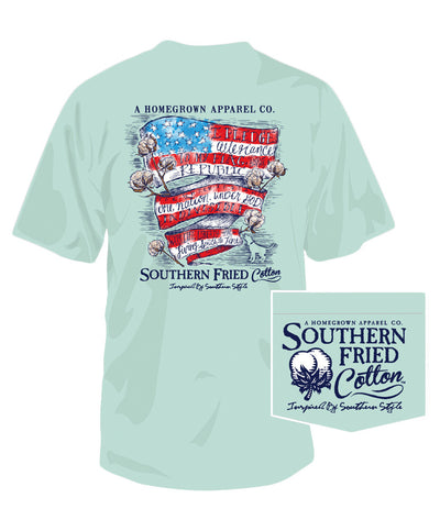 Southern Fried Cotton - Southern Belle Pledge Pocket Tee