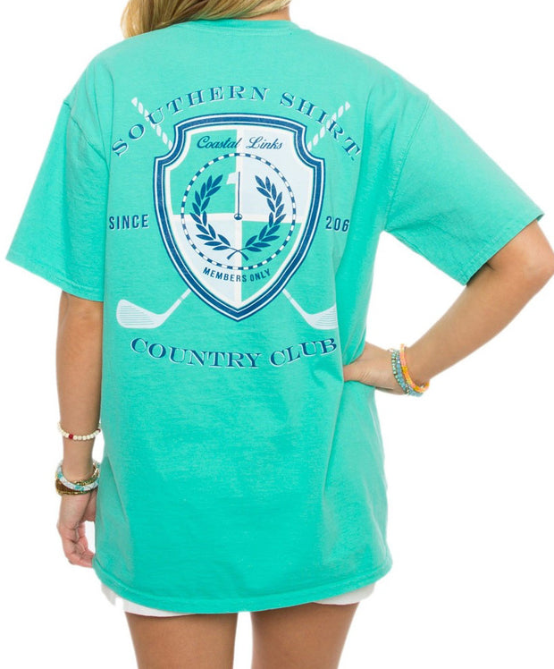 Southern Shirt Co. - Country Club Crest Tee - Mojito