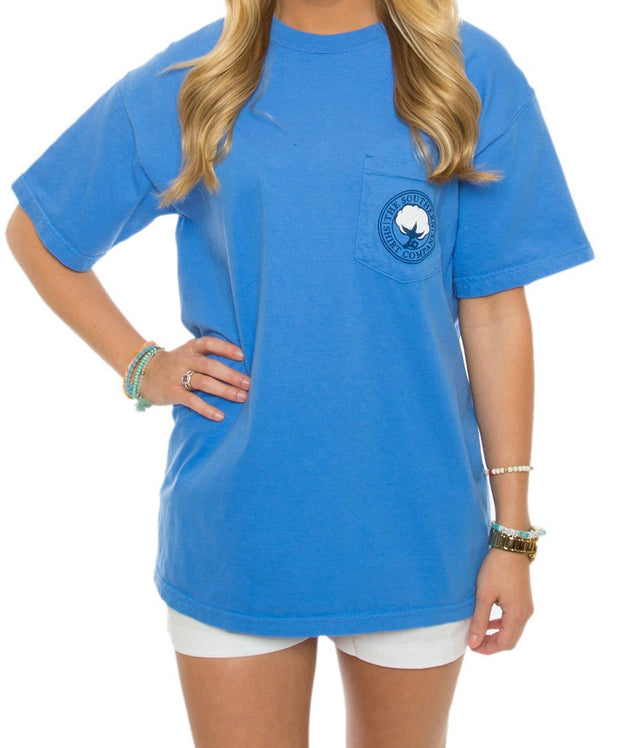 Southern Shirt Co. - Country Club Crest Tee - Spinnaker Front