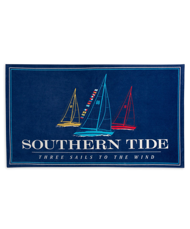 Southern Tide - Three Sails Beach Towel