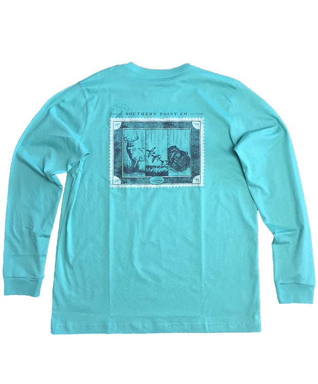 Southern Point - Signature L/S SPC Stamp - Sea Green