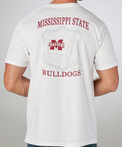 Southern Tide - Collegiate Flag T-Shirt MS State