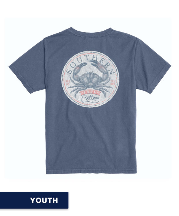Southern Fried Cotton - Youth Stonecrab Tee
