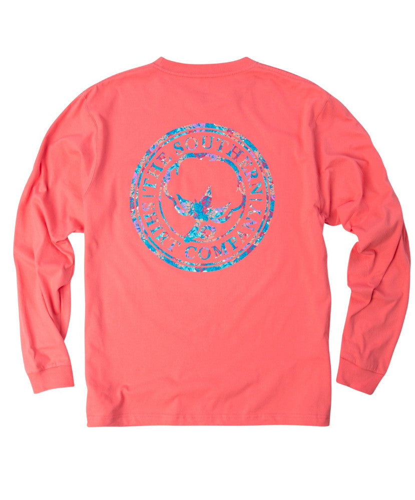 Southern Shirt Co - Floral Logo Long Sleeve Tee