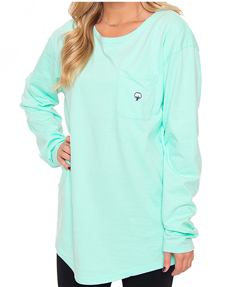 Southern Shirt Co. - Kimmy Boatneck Long Sleeve - Tidal Green