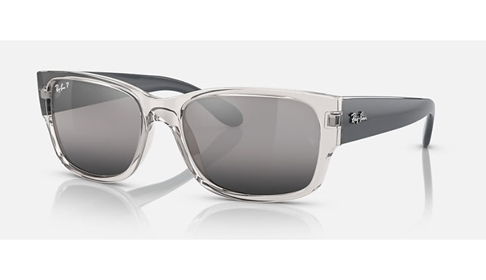 Ray Ban RB4388 Sunglasses 6647G3 Transparent Grey