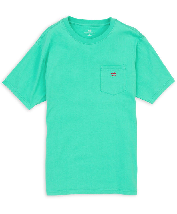 Southern Tide - Outlined Embroidered Pocket Tee